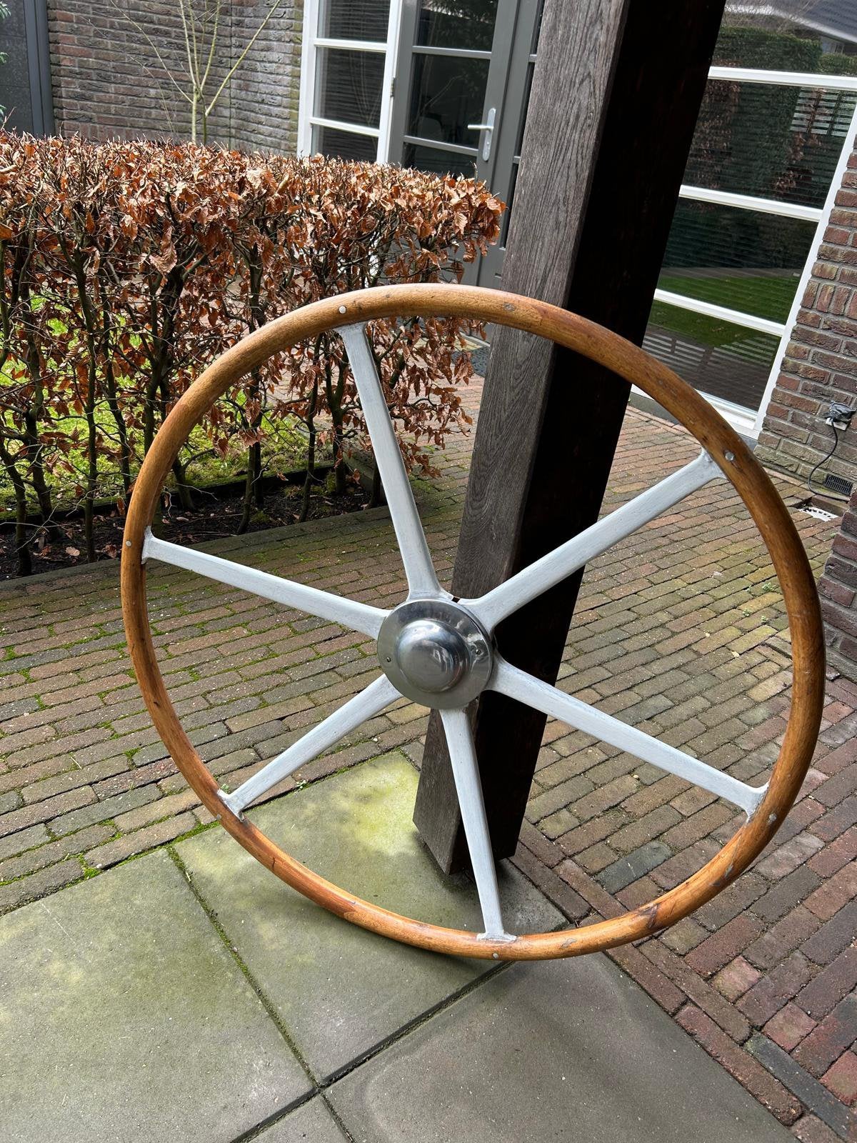 Stuurwiel Stuurrad Stuur Bootstuur, Watersport en Boten, Bootonderdelen, Ophalen, Gebruikt
