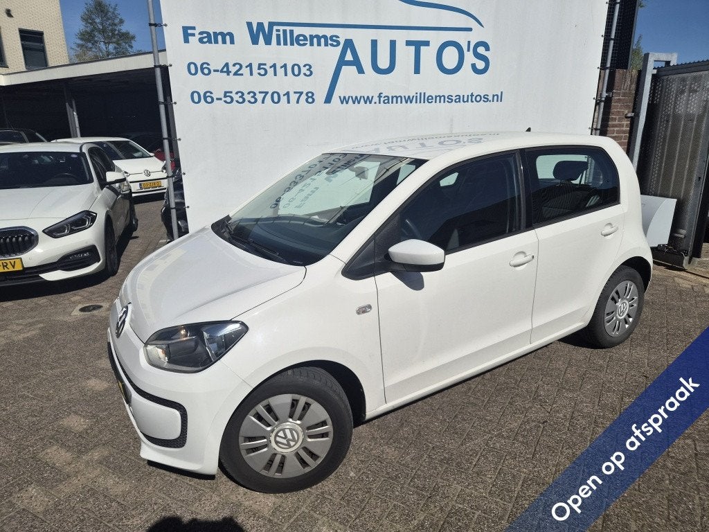 Volkswagen up! 1.0 move up! BlueM. (bj 2014), Auto's, Volkswagen, Voorwielaandrijving, Euro 5, Stof, Gebruikt