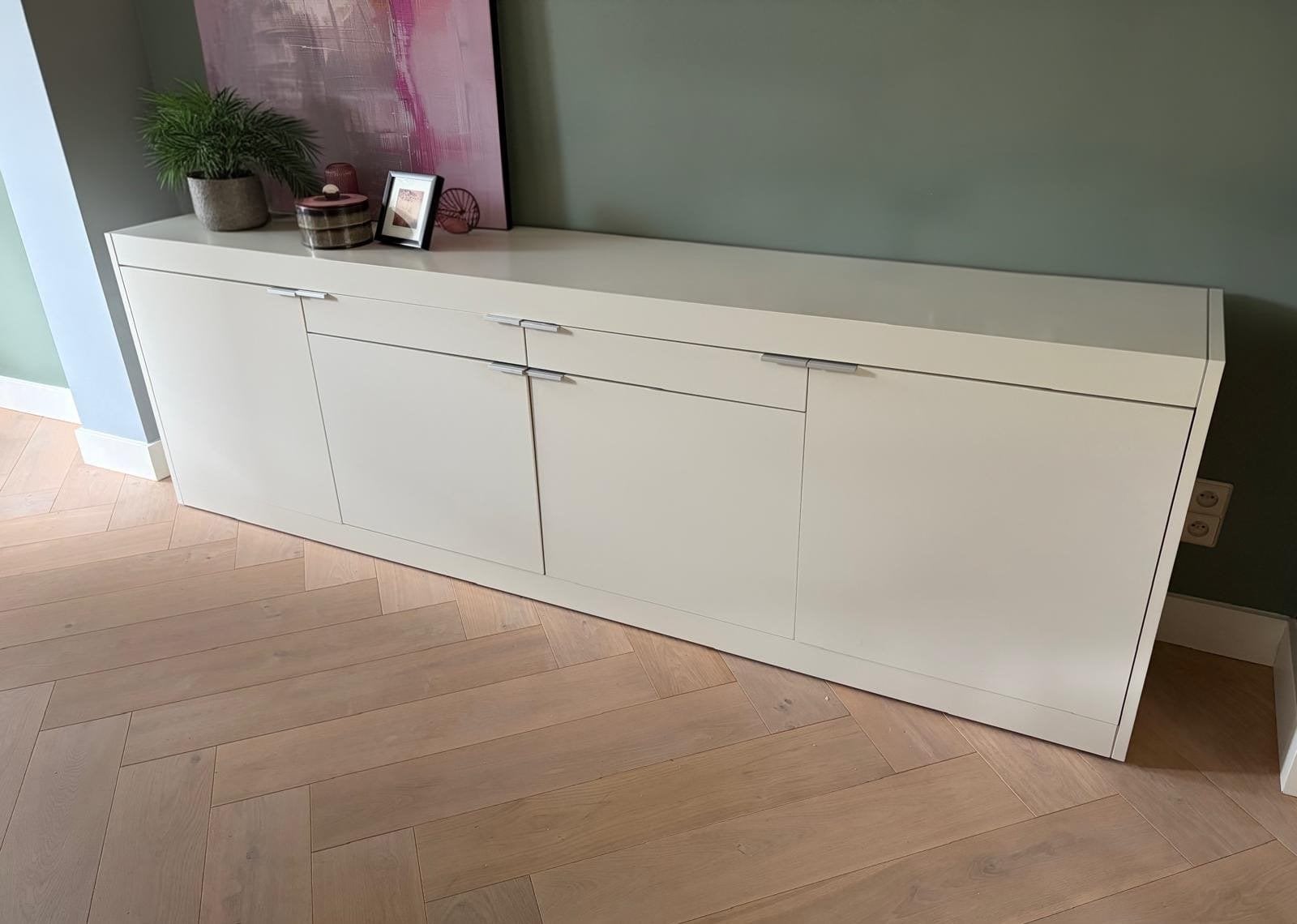 Modern Pastoe L Serie Dressoir - Strak Design, Huis en Inrichting, Kasten | Dressoirs, Ophalen, Gebruikt, 200 cm of meer, Met lade(s)