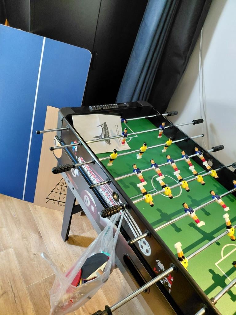 Pooltafel, schaakbord, sjoelbak, tafel voetbal en meer, Ophalen, Tafel Indoor