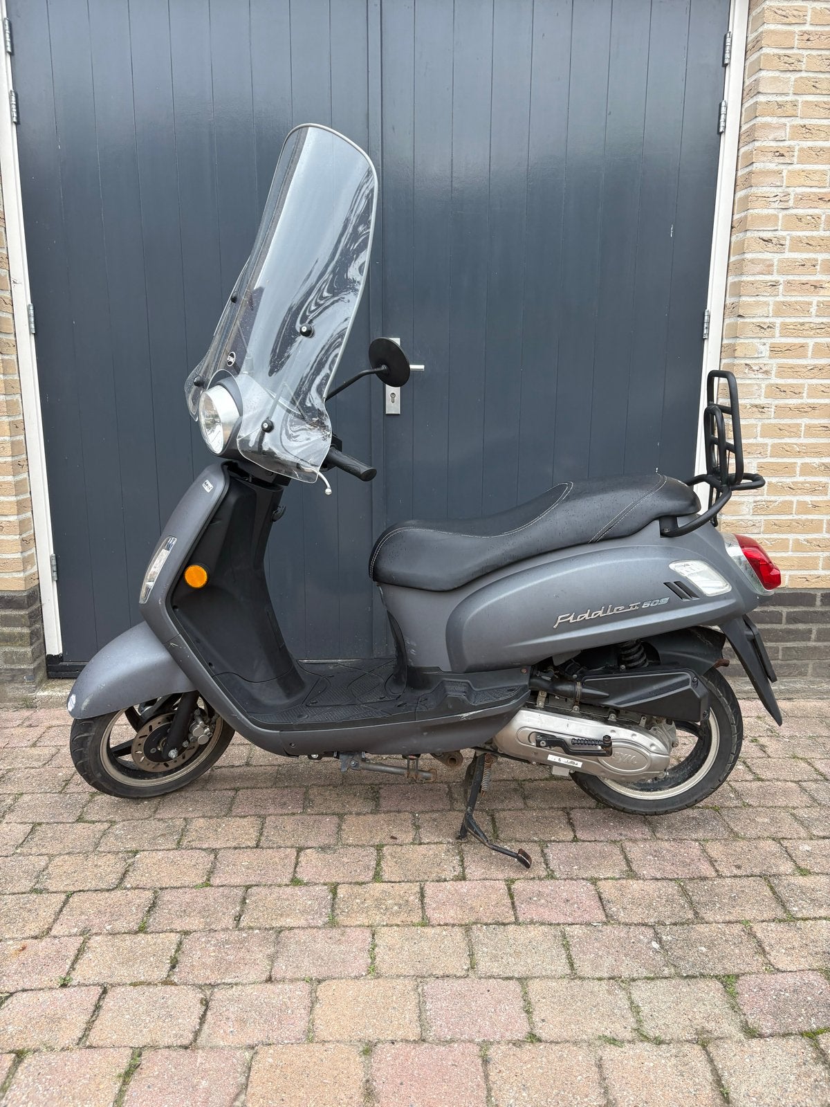 SYM Fiddle II scooter - Grijs, 18252 km, Ophalen, Gebruikt, Maximaal 45 km/u, 49 cc