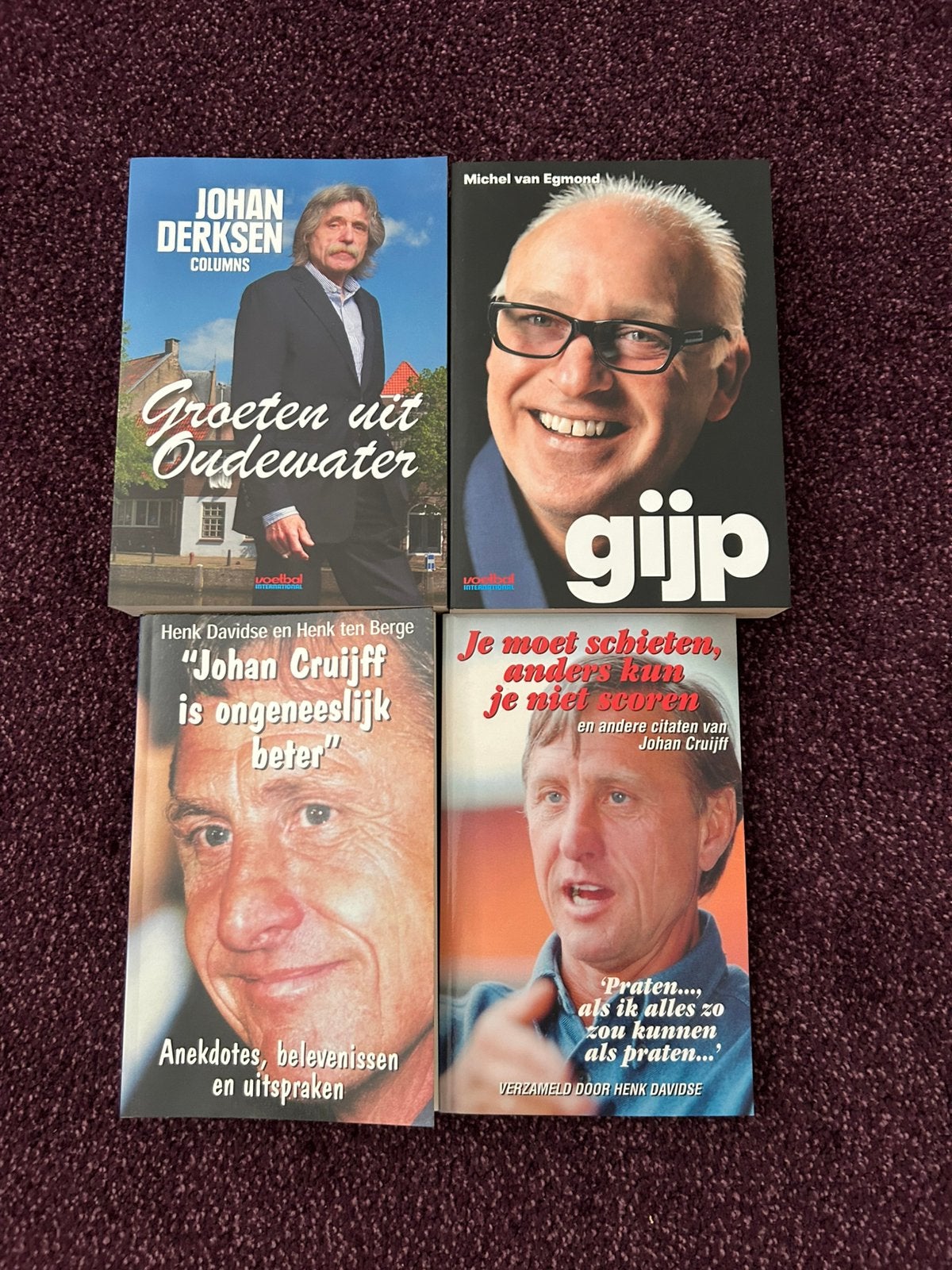 Boeken over Cruijff, Derksen en Gijp, Boeken, Ophalen of Verzenden, Zo goed als nieuw, Balsport