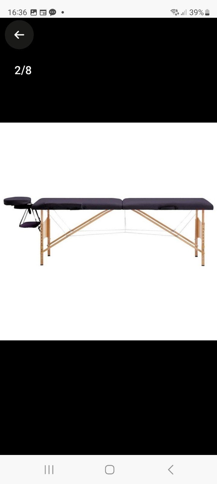Massagetafel, Sport en Fitness, Massageproducten, Ophalen, Zo goed als nieuw, Massagetafel