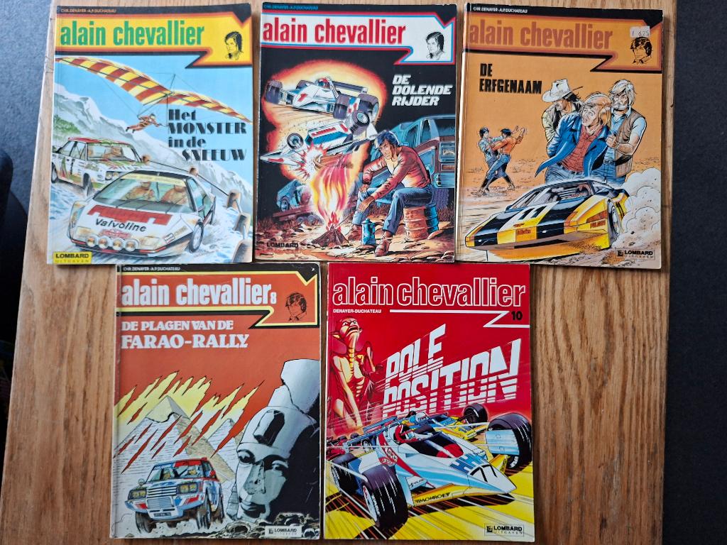 Alain Chevallier 5x Denayer Duchateau ook los te koop, ruil, Boeken, Gelezen, Denayer & Duchateau, Ophalen of Verzenden, Meerdere stripboeken