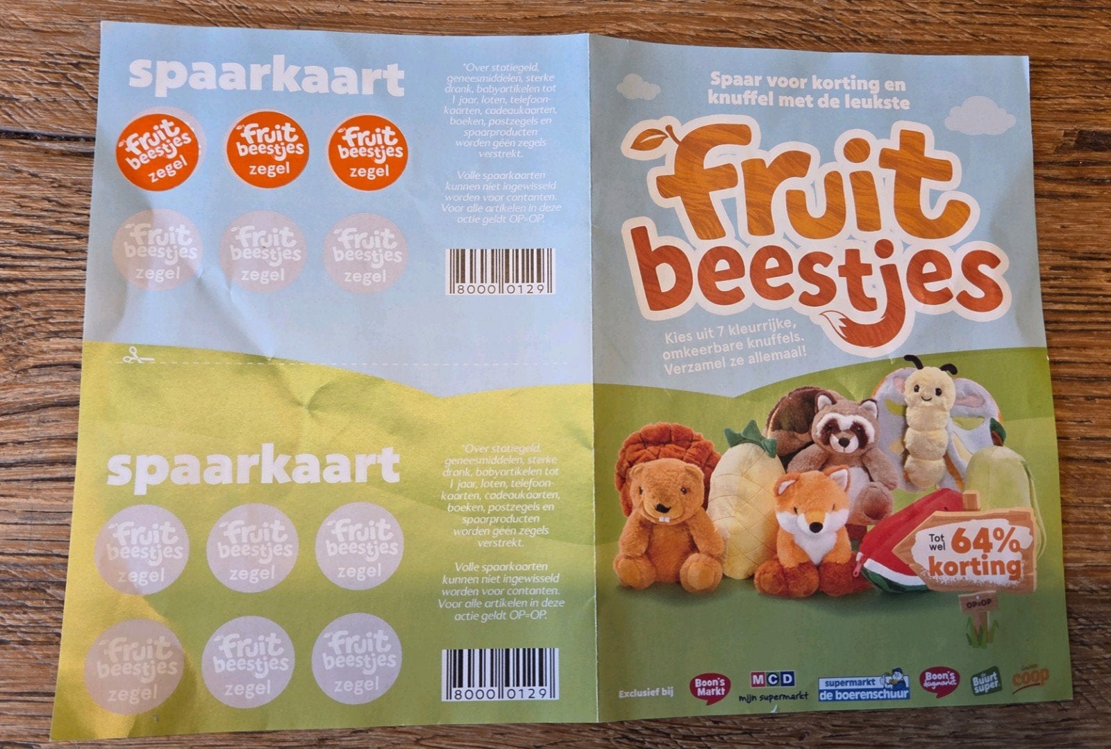 Boons fruitbeestjes zegels, Ophalen of Verzenden
