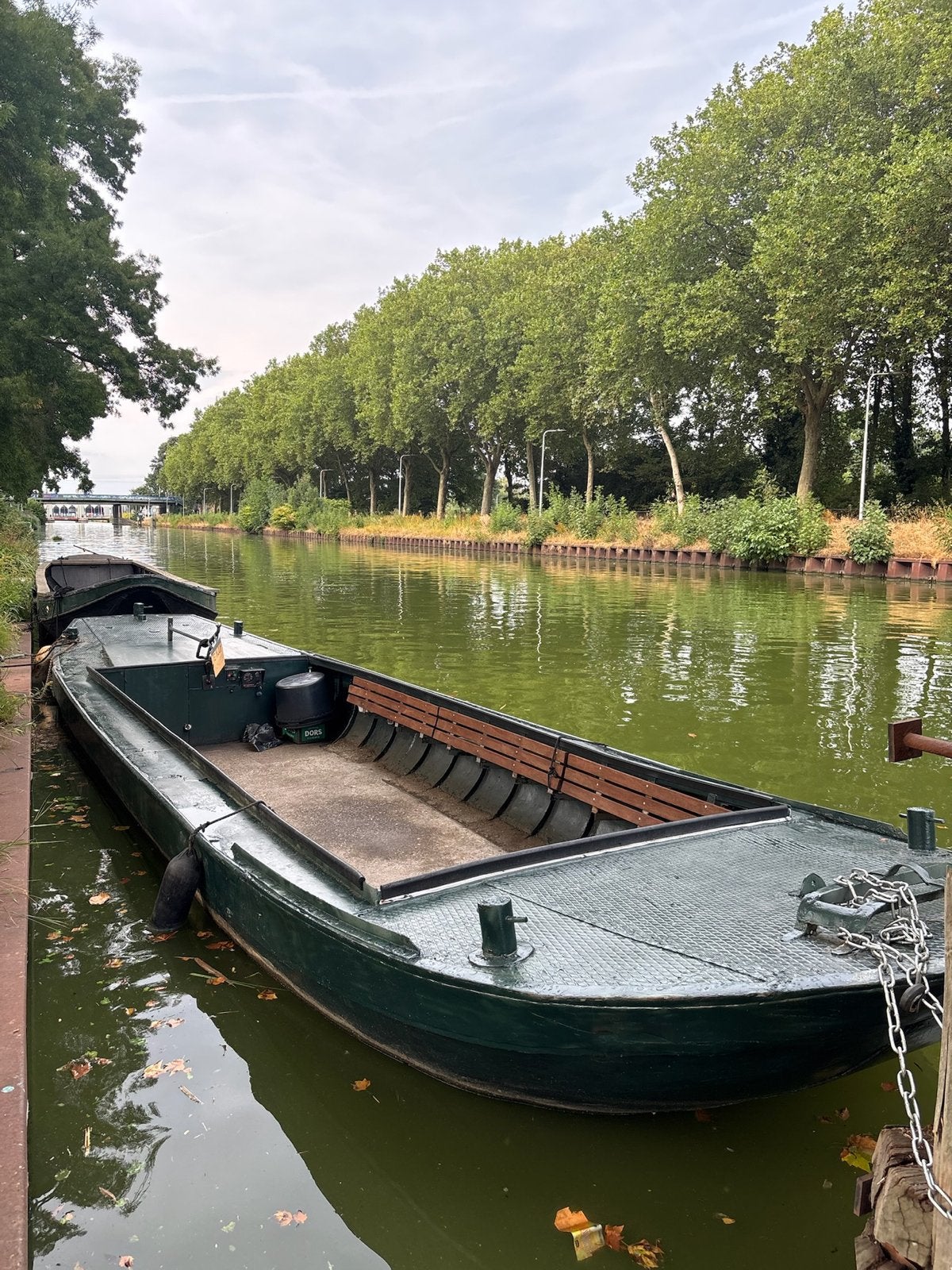 Stalen Sloep, polder schuit, vlet, Watersport en Boten, Ophalen, Gebruikt, Motor en Techniek, Motorboot