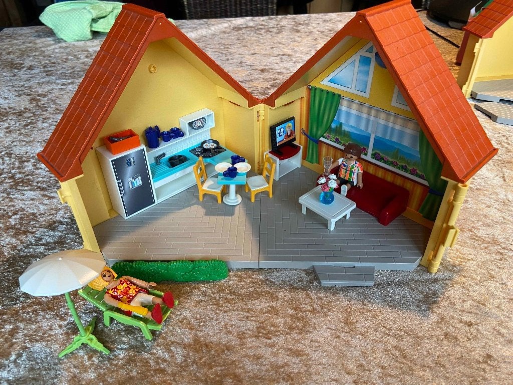 Playmobil Zomer Huis 6020, Gebruikt, Complete set, Overige typen, Ophalen of Verzenden