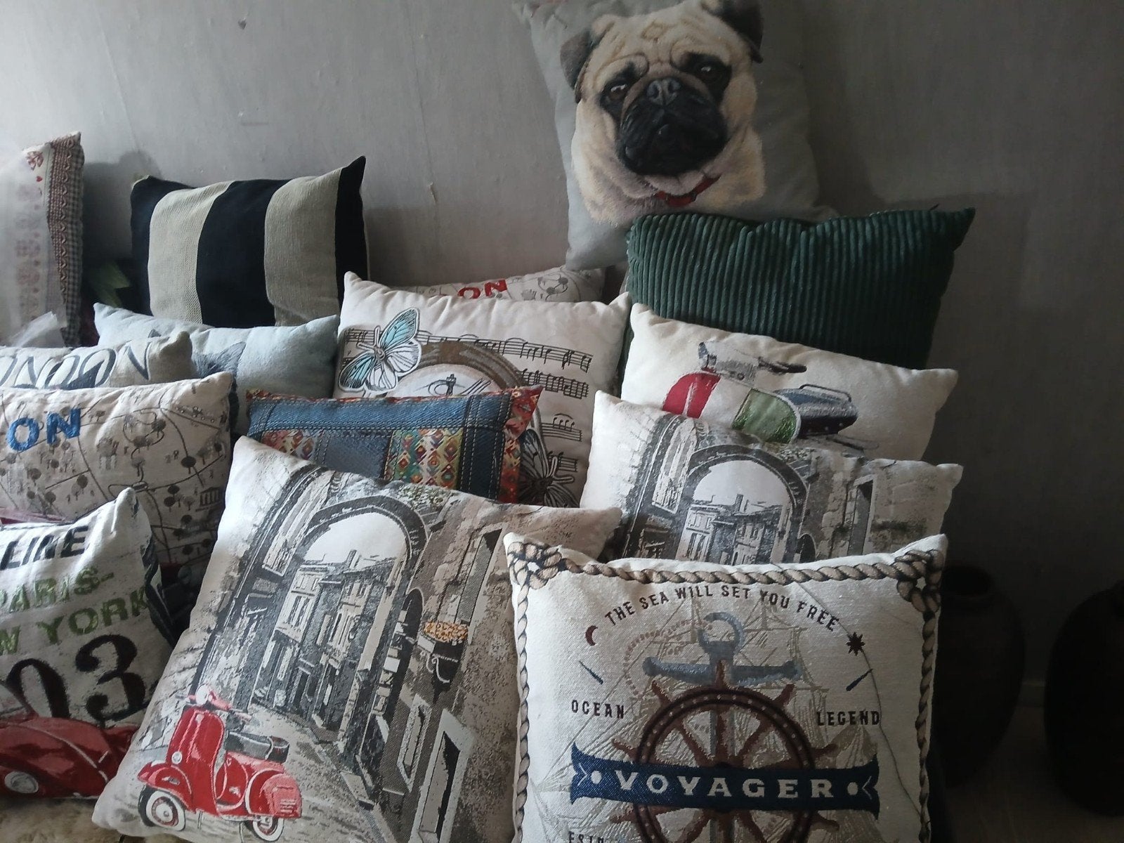 partij nieuwe kussens 26stuks, Huis en Inrichting, Woonaccessoires | Kussens, Ophalen, Nieuw, Vierkant
