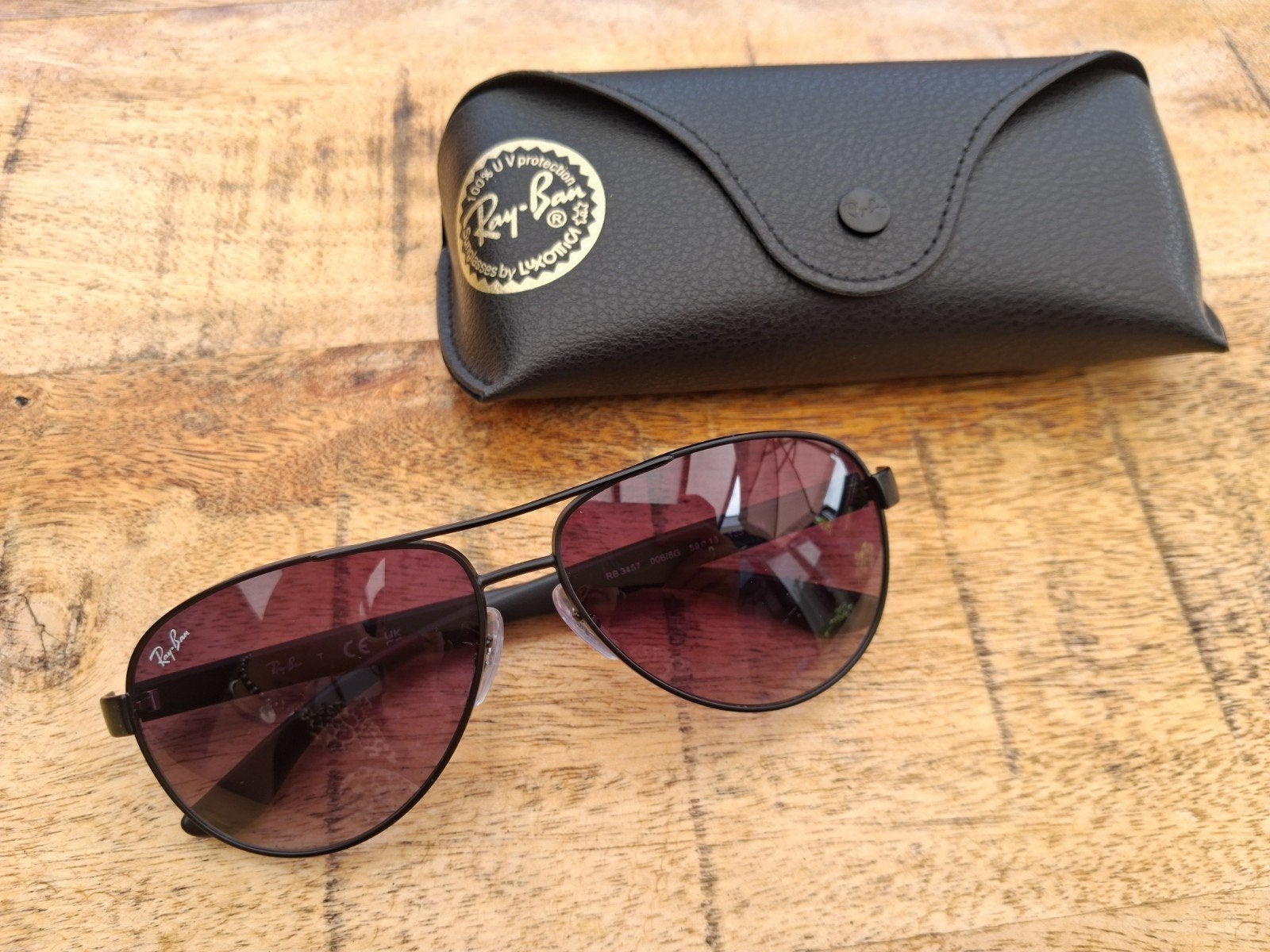 Ray-Ban Heren zonnebril helemaal nieuw!!!, Ophalen of Verzenden, Nieuw, Zwart, Ray-Ban