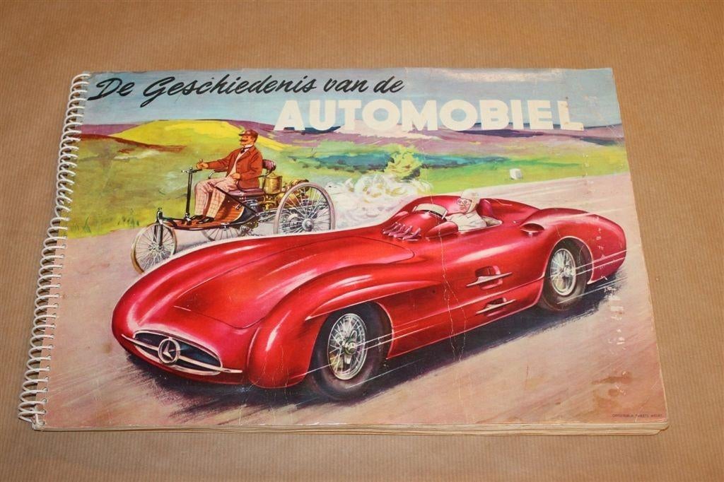 De Geschiedenis van de Automobiel — Piet Olyslager [Compleet, Boeken, Prentenboeken en Plaatjesalbums, Ophalen of Verzenden, Gelezen