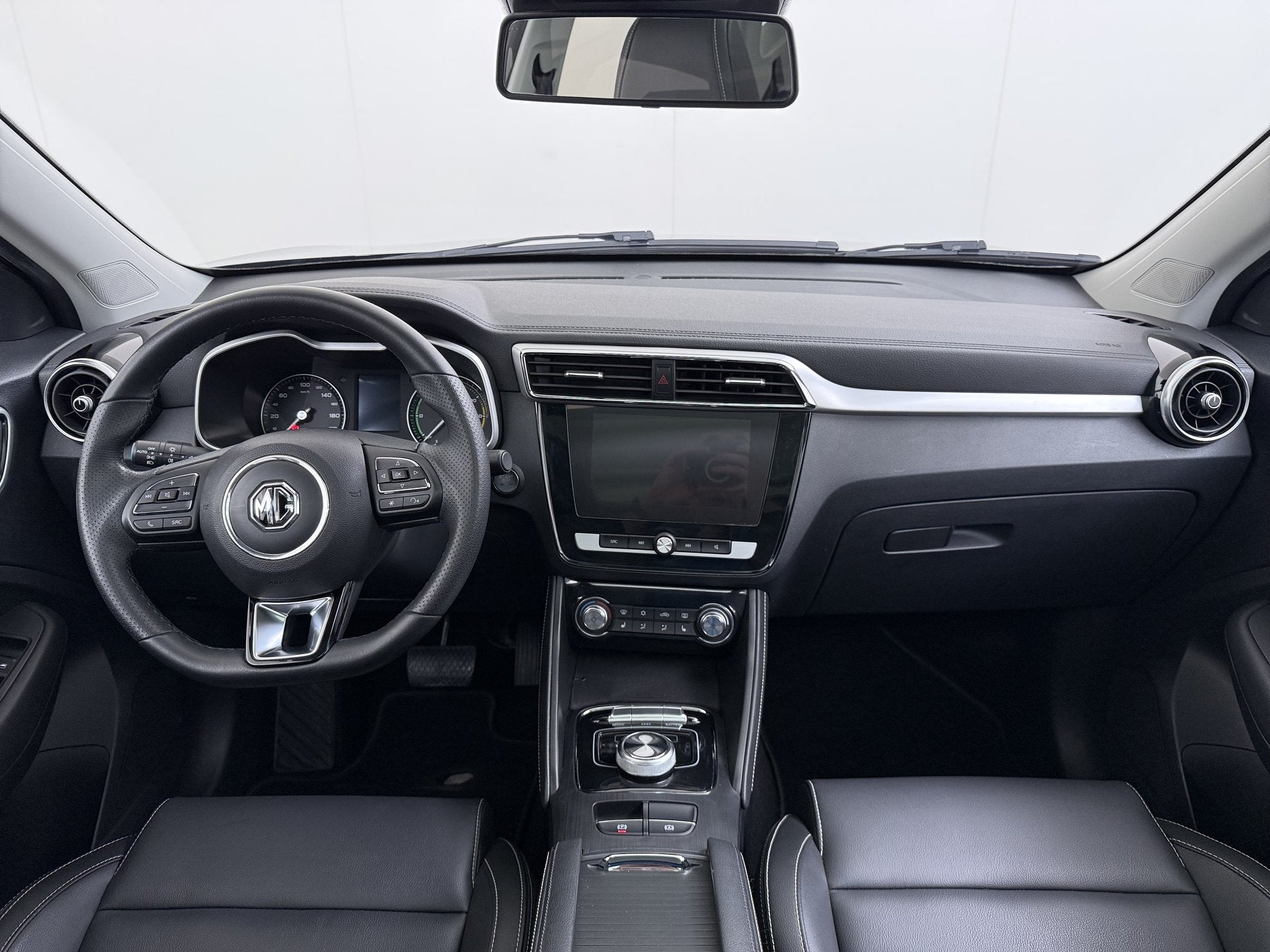 MG Mg Zs EV Luxury 45kWh SOH 92% Panorama-Schuifdak Leder+Ve, Adaptive Cruise Control, Gebruikt, Zwart, ZS