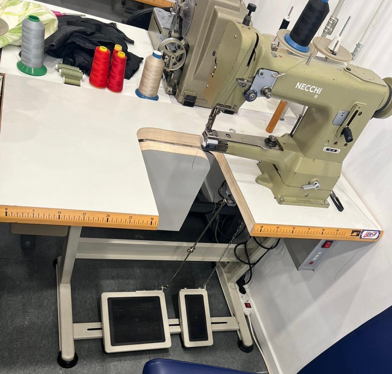 NECCHI leer industrieel naaimachine, Industrieel, Ophalen, Overige merken, Naaimachine