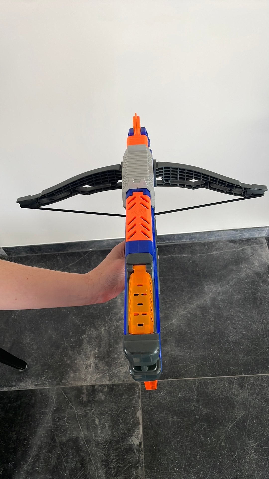 Nerf N-Strike Elite Crossbolt - schiet ver, Ophalen of Verzenden, Zo goed als nieuw