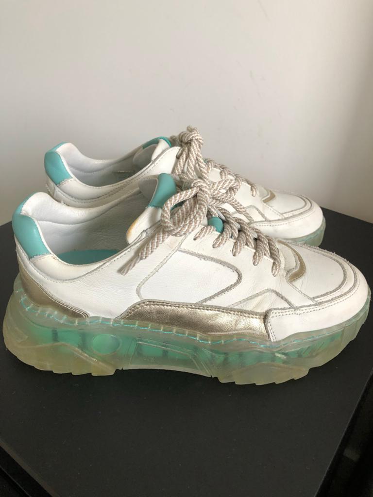 Summum sneakers mt 40, Kleding | Dames, Ophalen of Verzenden, Gedragen, Wit, Sneakers of Gympen