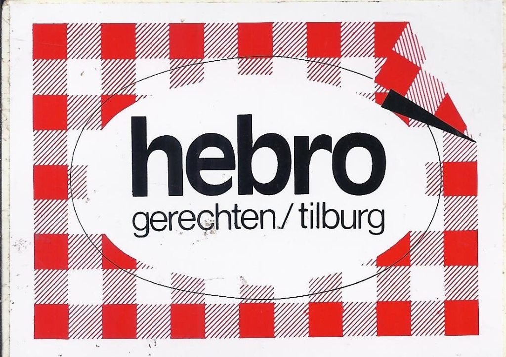 So221 sticker hebro gerechten tilburg, Ophalen of Verzenden, Zo goed als nieuw, Bedrijf of Vereniging