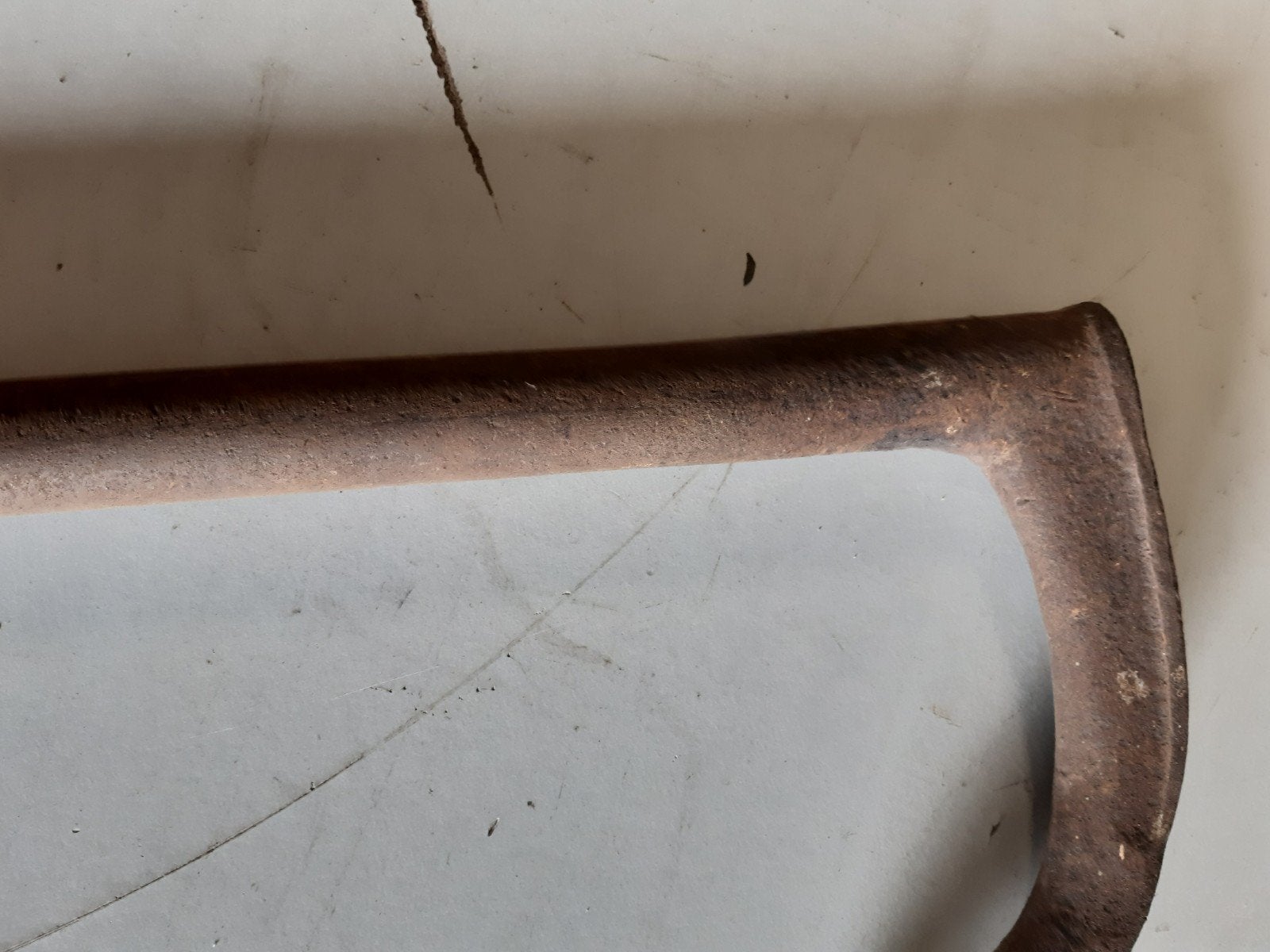 Brocante metalen bankhaak timmermanswerkbank, Doe-het-zelf en Verbouw, Ophalen of Verzenden