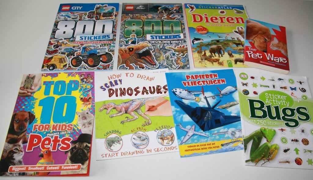 Lego boek stickerboek Jurassic dinosaurus Engels doeboek, Compleet, City, Lego, Nieuw