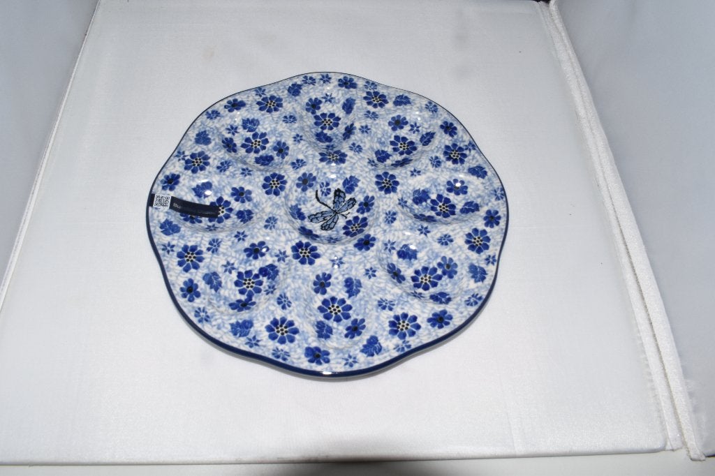 Eierschaal Dragonfly Bunzlau Castle servies, Huis en Inrichting, Keramiek, Ohmstraat 20, 3861NB Nijkerk, Overige typen, Nieuw