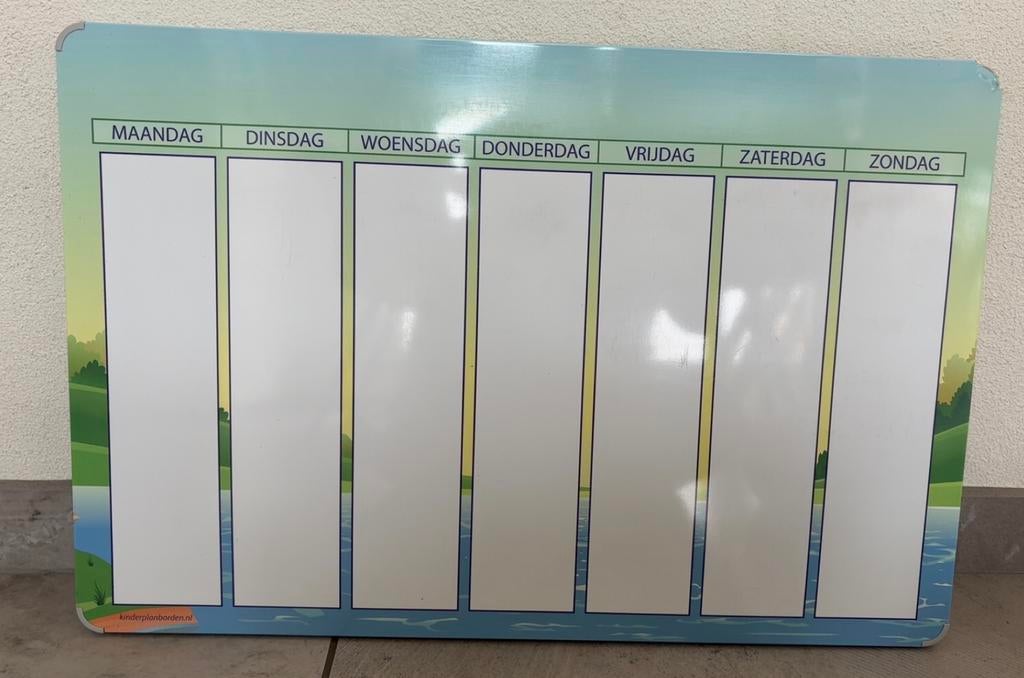 Planbord, Ophalen, Zo goed als nieuw