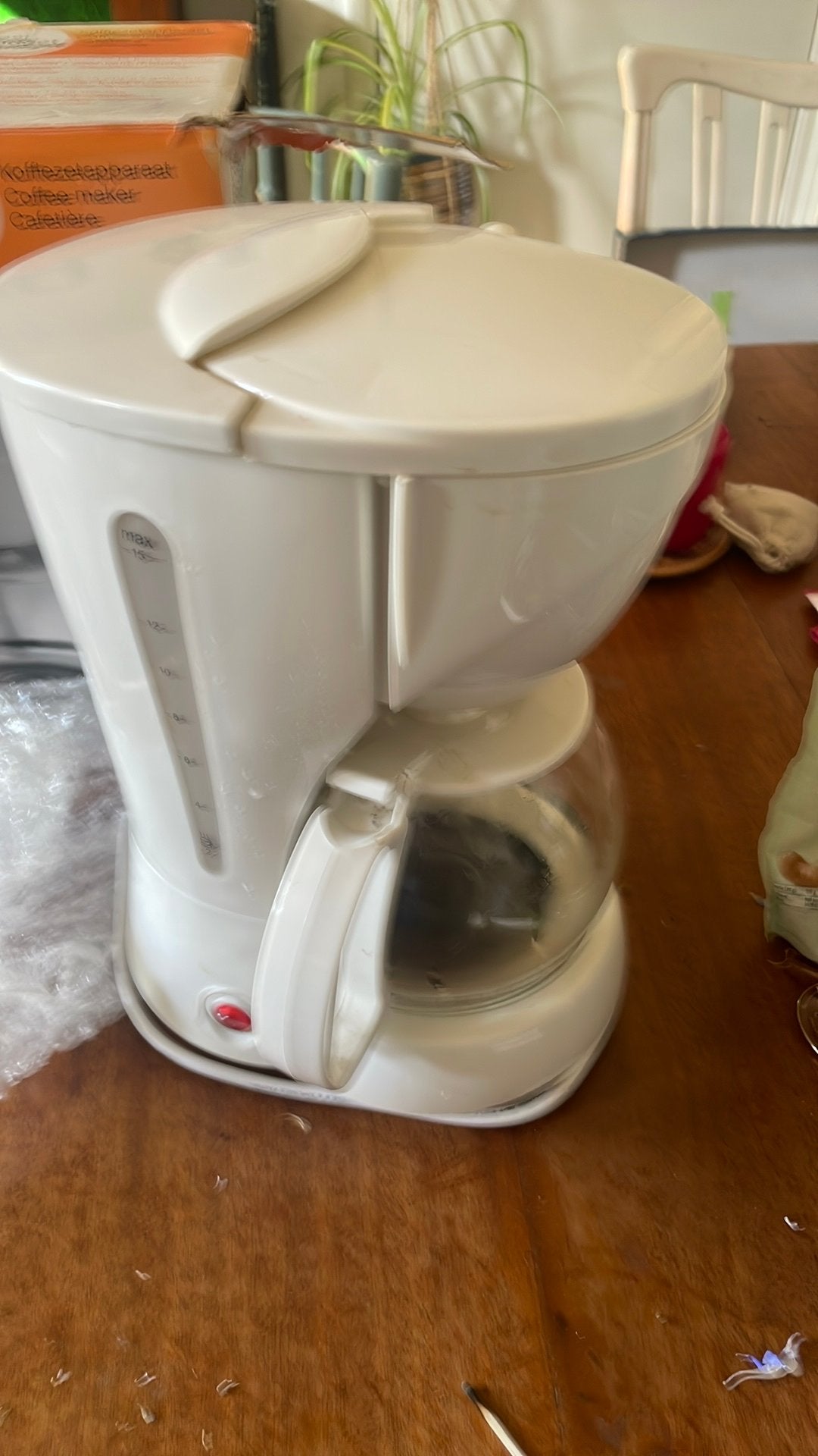 Koffiezetapparaat, Witgoed en Apparatuur, Koffiezetapparaten, 10 kopjes of meer, Ophalen of Verzenden, Zo goed als nieuw, Koffiemachine
