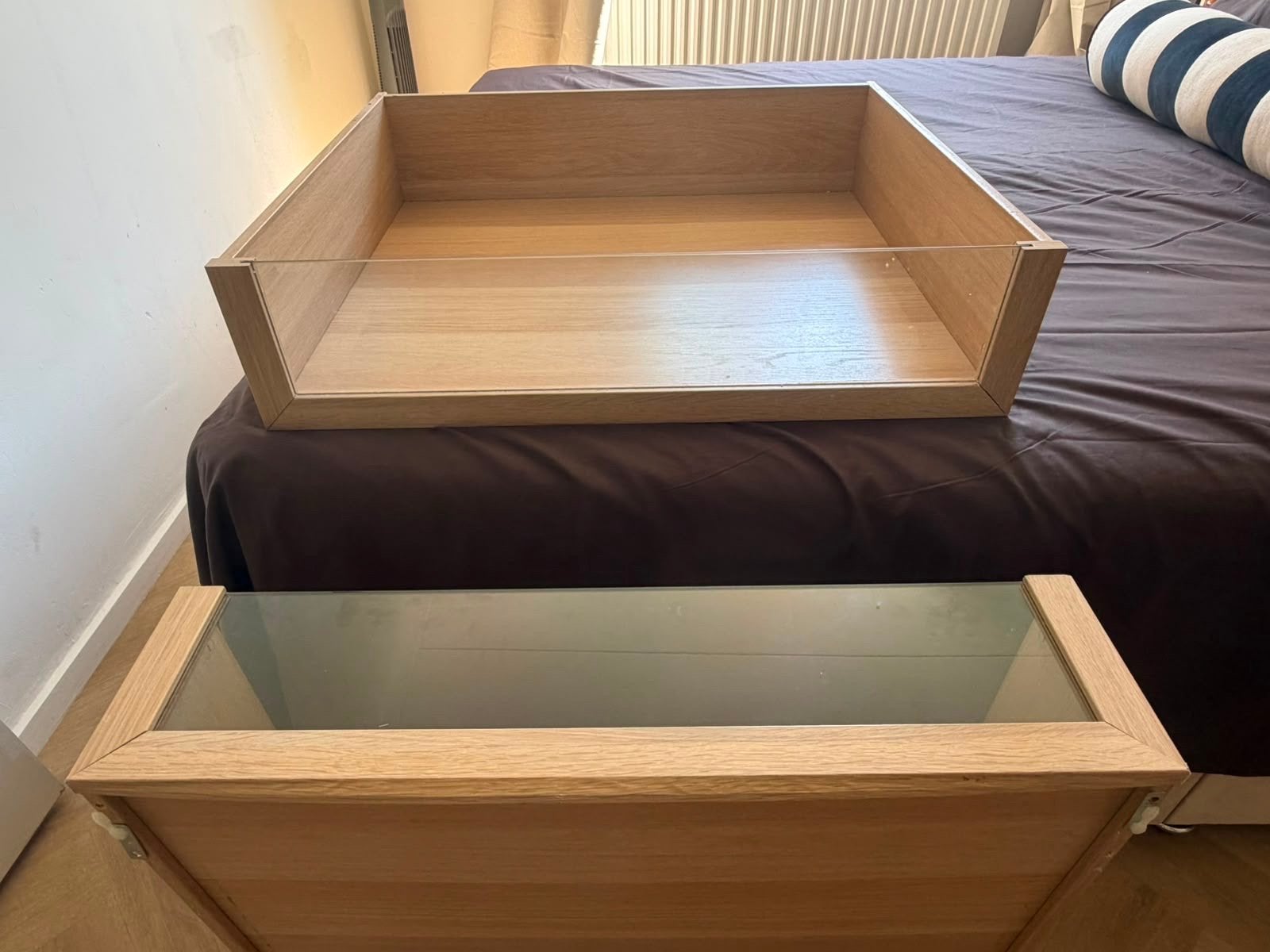 2x IKEA PAX lade met glasfront, Ophalen of Verzenden, Gebruikt