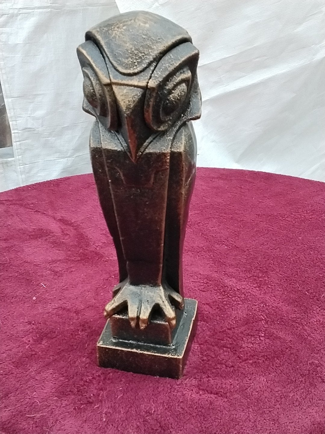 Gietijzeren Art Deco Uil - 25 cm hoog, Ophalen of Verzenden