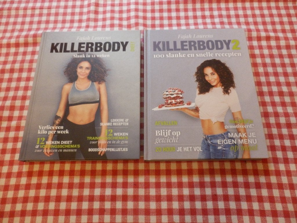 Killerbody deel 1 en deel 2 Fajah Lourens., Dieet en Voeding, Ophalen of Verzenden, Zo goed als nieuw, Fajah Lourens.