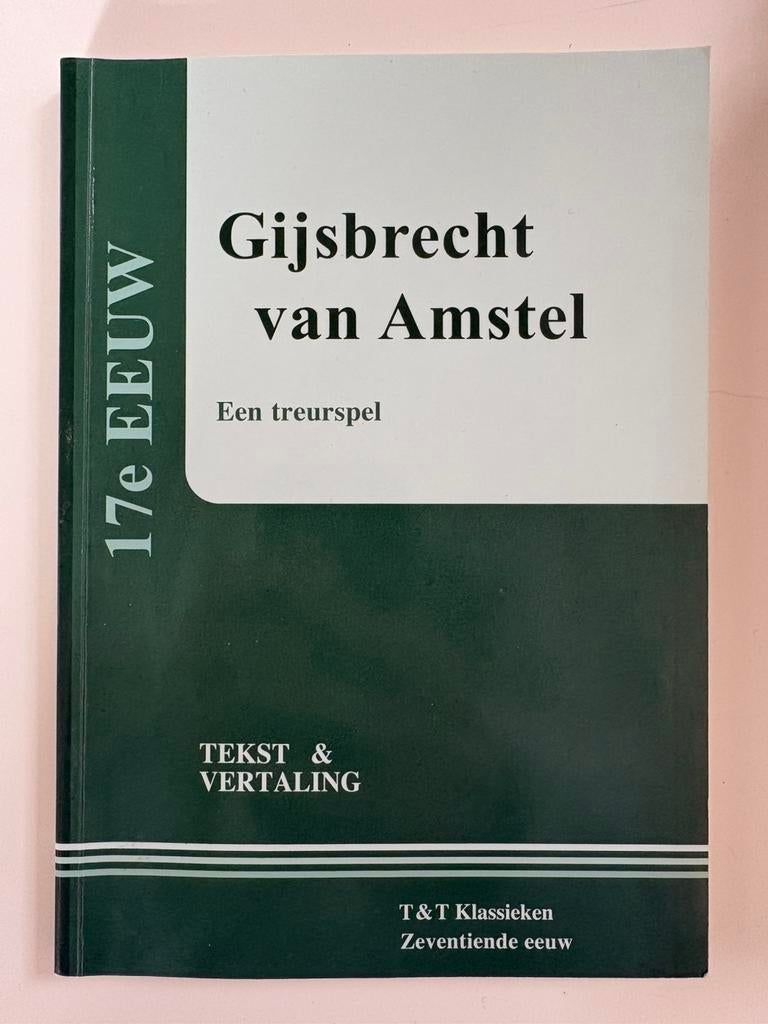 Joost van den Vondel - Gijsbrecht van Amstel, Nieuw, Ophalen of Verzenden, Joost van den Vondel, Natuurwetenschap