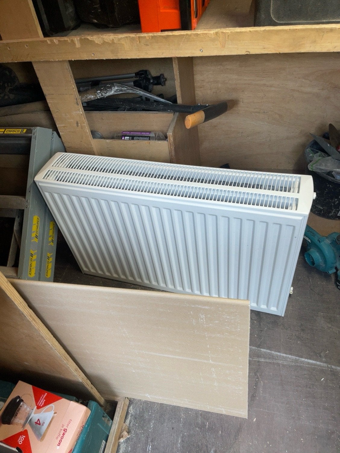 Nieuwe Stalen Paneelradiator Type 33 Wit 50x80x15 cm, Ophalen, 30 tot 80 cm, Radiator, Nieuw