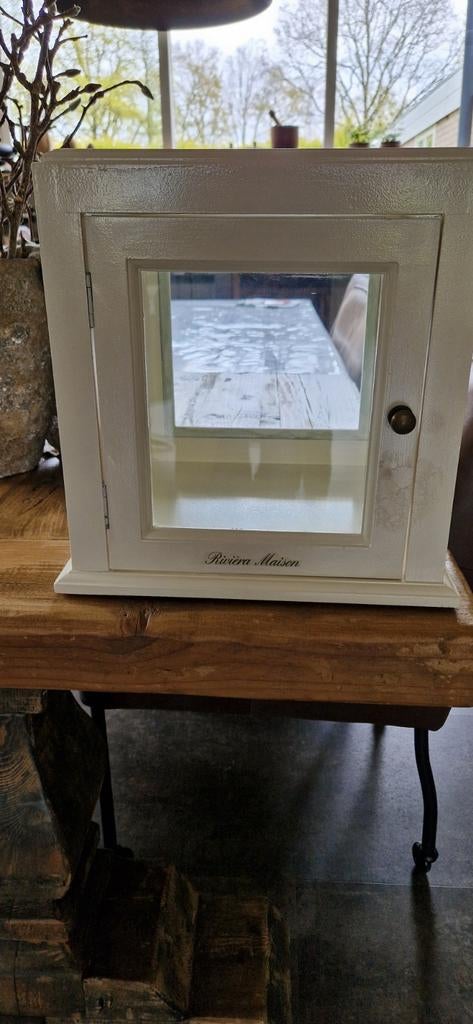 Riviera Maison vitrinekast, memory box, Ophalen of Verzenden, 25 tot 50 cm, Minder dan 50 cm, Minder dan 100 cm