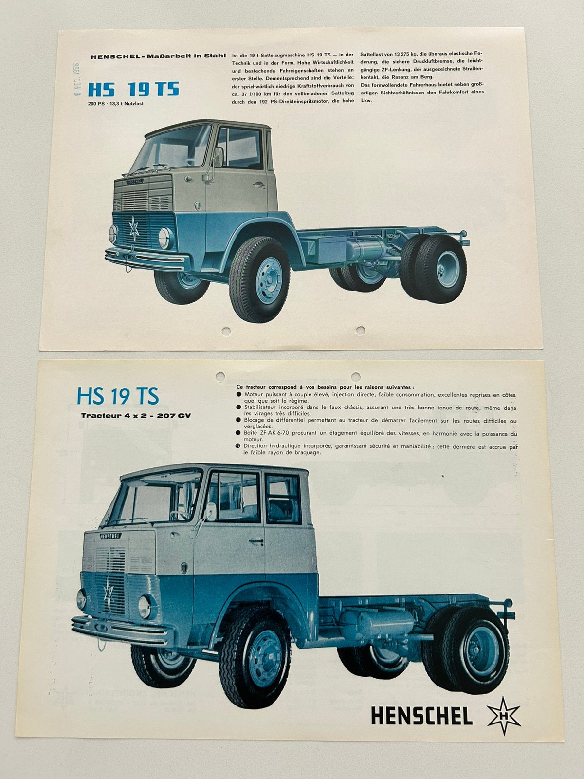 Hanomag henschel brochures, Verzenden, Gelezen, Algemeen