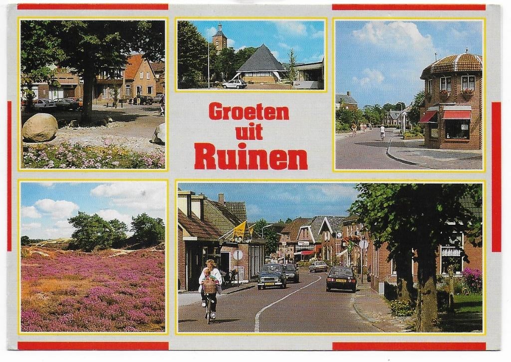 Ruinen Gelopen Ansichtkaart (B6091 ), Verzamelen, Ansichtkaarten | Nederland, Ophalen of Verzenden, Voor 1920, Gelopen