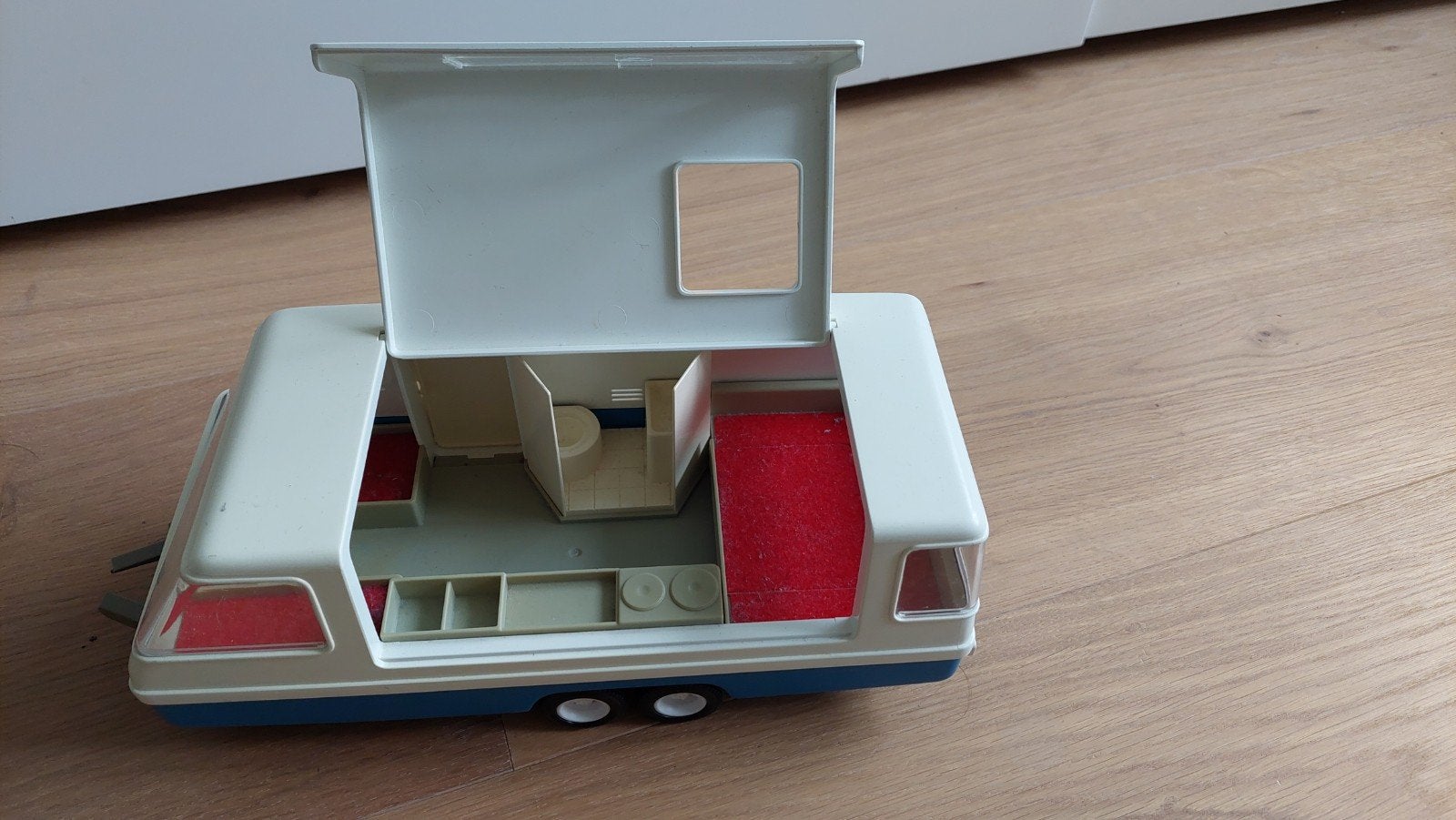 Vintage Playmobil Caravan Jaren '70/'80, Ophalen of Verzenden, Gebruikt, Losse onderdelen, Voertuig