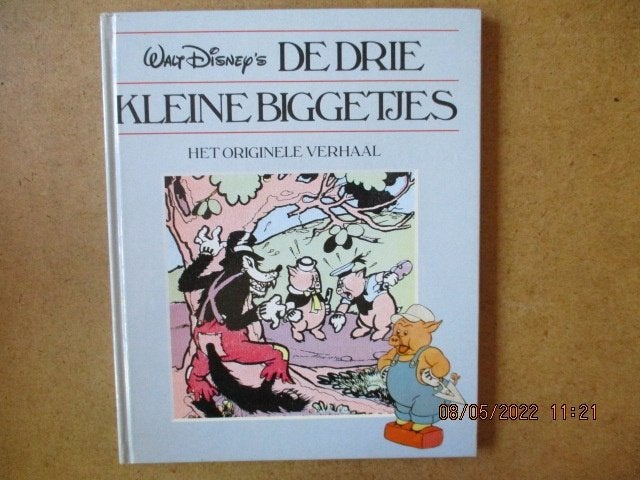 adv6432 de drie kleine biggetjes hc, Eén stripboek, Ophalen, Gelezen