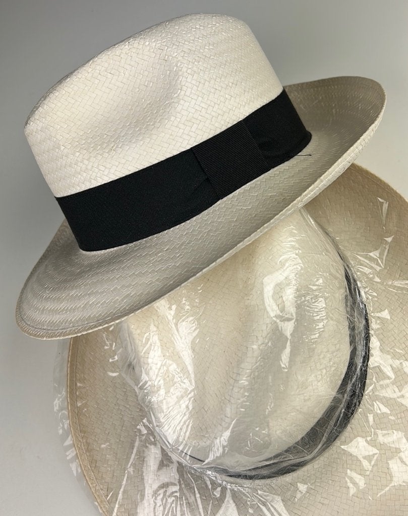 3 witte panama hoeden maat 55/56 of maat S, Kleding | Heren, Ophalen of Verzenden, Zo goed als nieuw, 57 cm (M, 7⅛ inch) of minder
