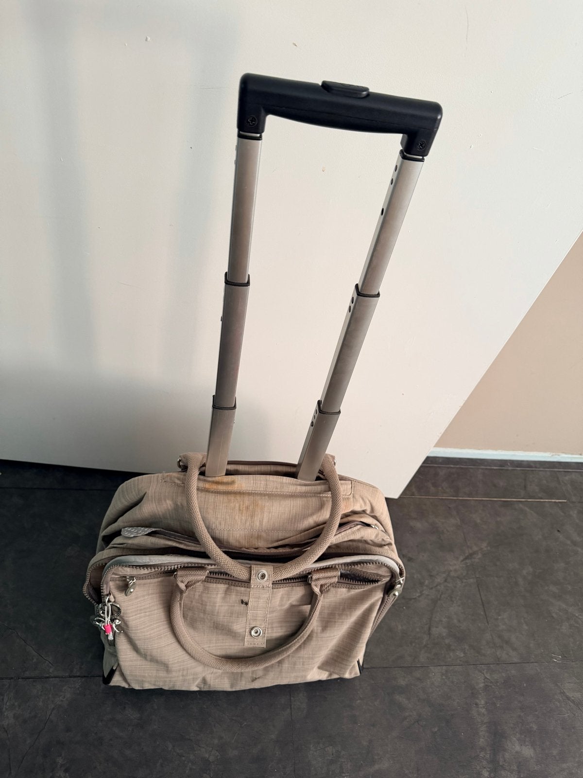 Kipling New Ceroc Laptoptrolley - Gebruikt, Ophalen of Verzenden, Gebruikt, Beige, Overige typen