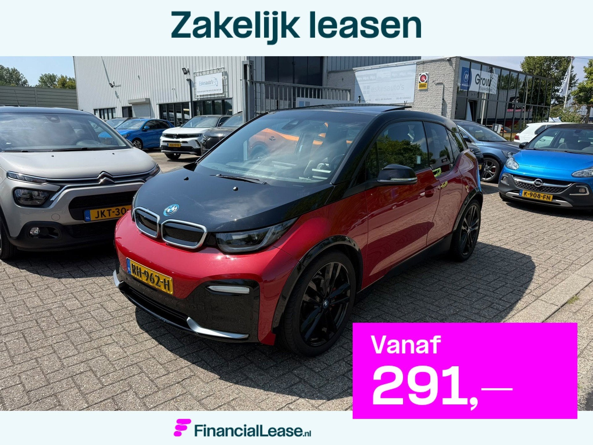 BMW I3 S Launch Edition 94Ah 33 kWh, Panodak, Leder, Navi, C, Automaat, Achterwielaandrijving, 33 kWh, 4 stoelen