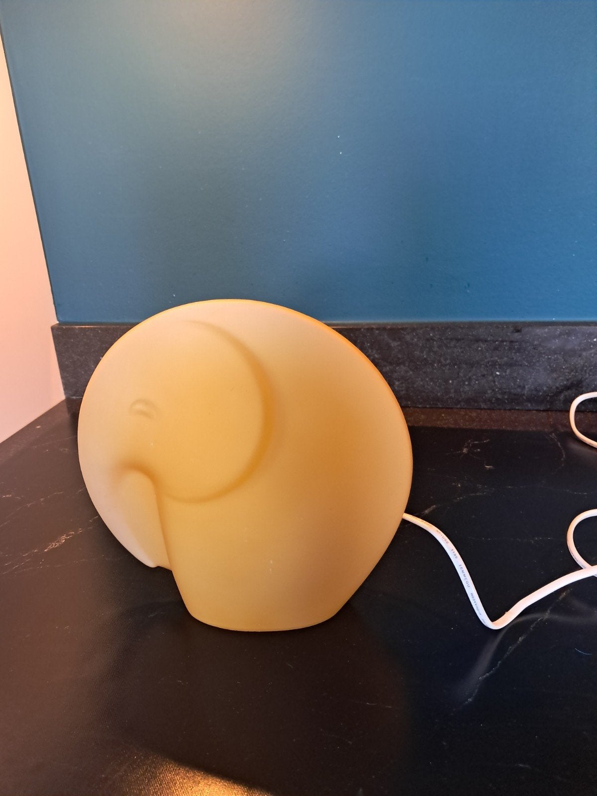 Gele olifant schemerlamp voor kinderkamer, Ophalen of Verzenden