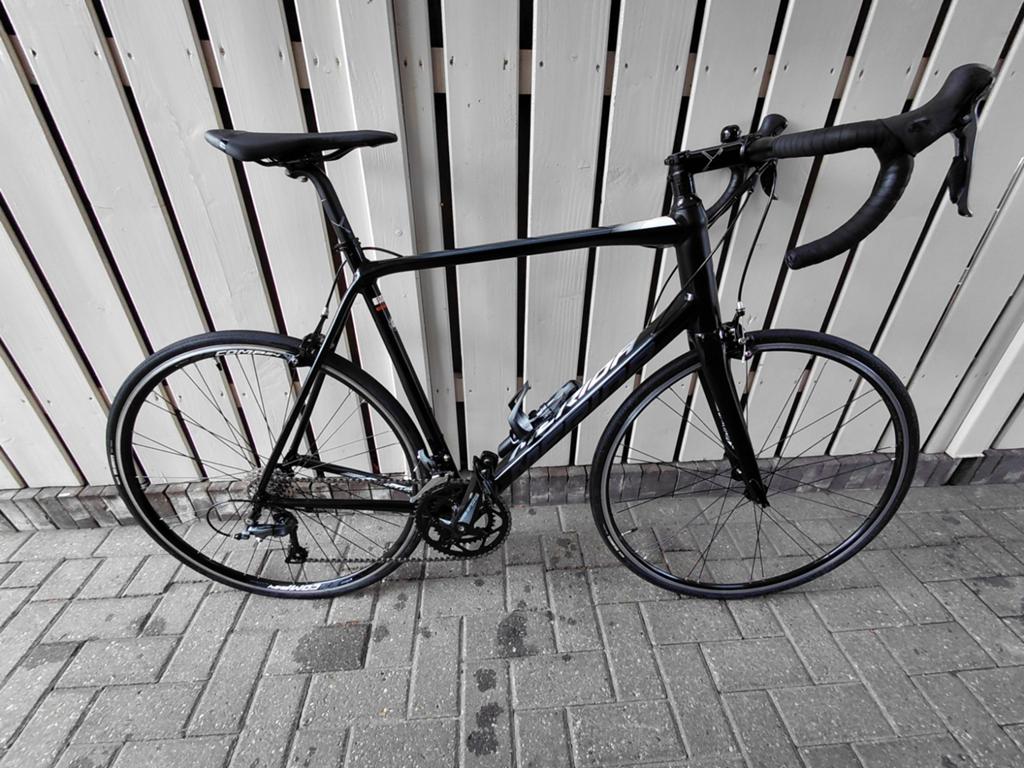 Merida Scultura Racefiets - Zwart, Zo goed als nieuw, Fietsen en Brommers, Fietsen | Racefietsen, 28 inch, Velgrem, Aluminium