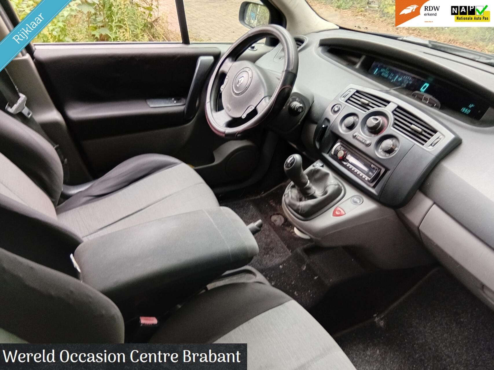 Renault Scenic 1.4 16V Expression lpg g3 apk 10 26, Auto's, Renault, Voorwielaandrijving, Gebruikt, 4 cilinders, Blauw