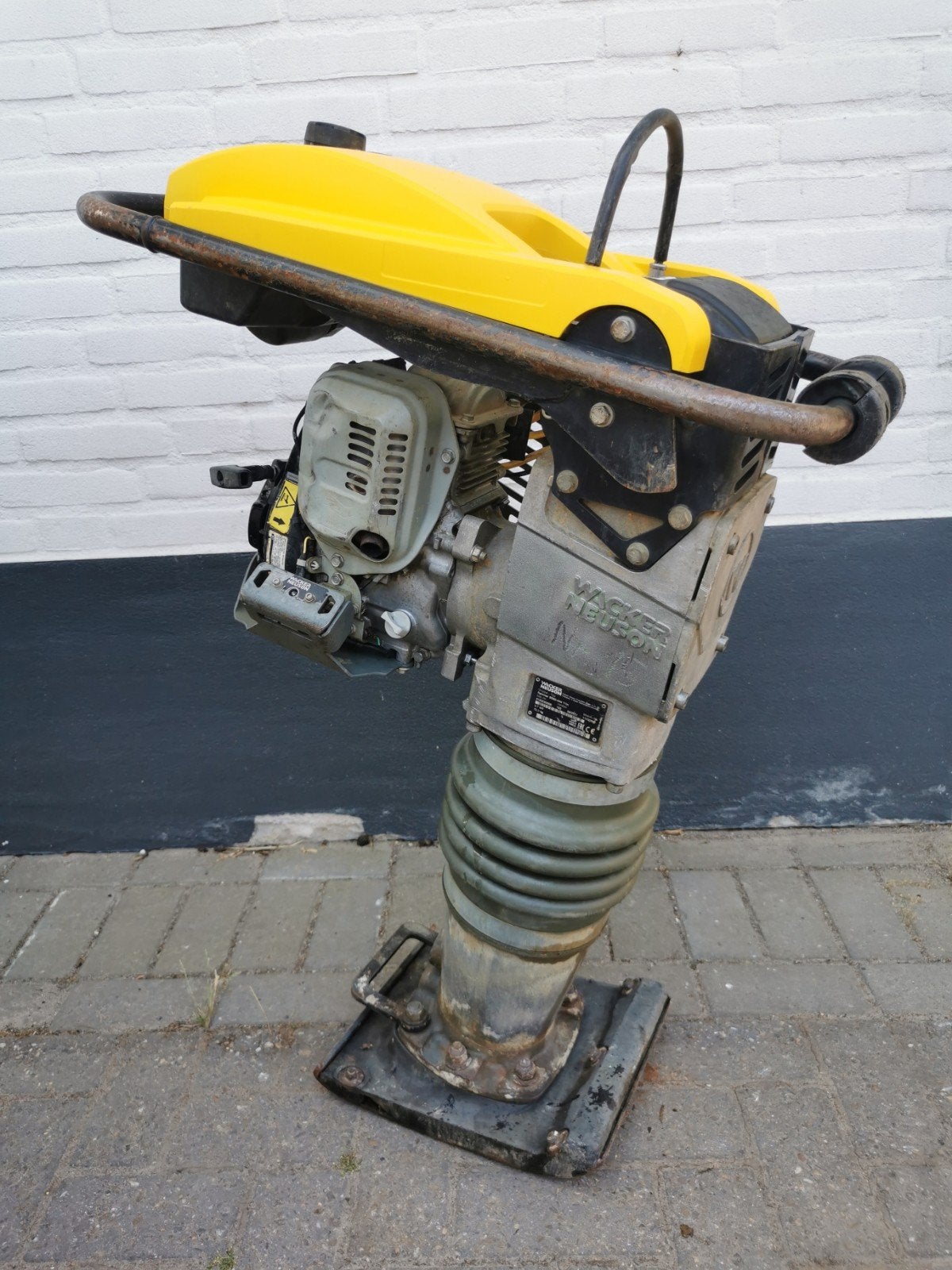 Wacker bs60/4, Ophalen, Gebruikt