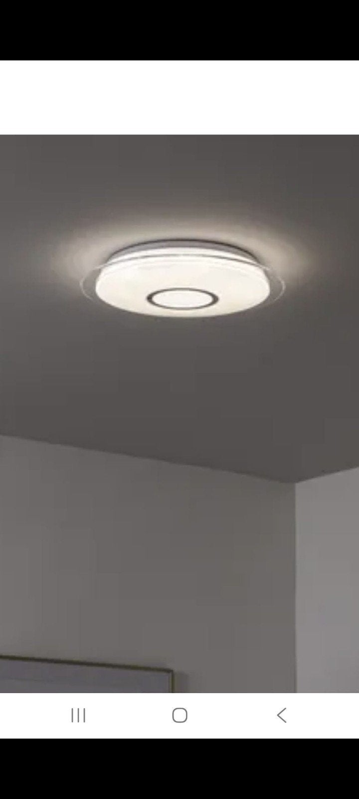 nieuwe (Led) plafondlamp inclusief Afstandsbediening., Kunststof, Nieuw, Ophalen of Verzenden, Plafondlamp