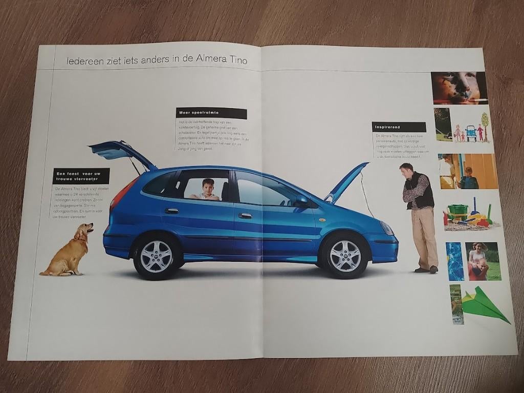 Nissan Almera Tino autofolder, Ophalen of Verzenden, Nieuw, Nissan