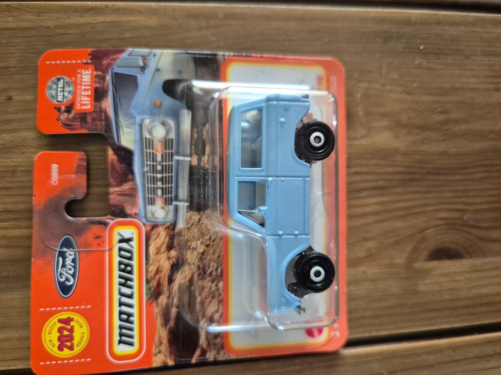 Matchbox Ford Bronco 2024 - Lichtblauw (Nieuw in verpakking), Ophalen of Verzenden, Nieuw