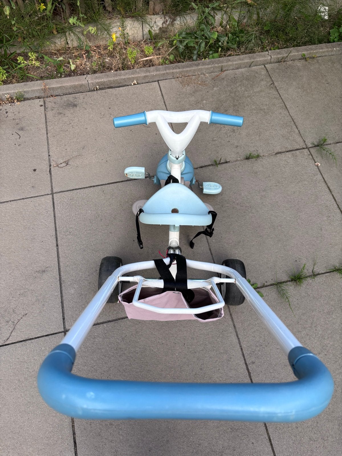 Smoby driewieler, Fietsen en Brommers, Ophalen, Gebruikt, Duwstang