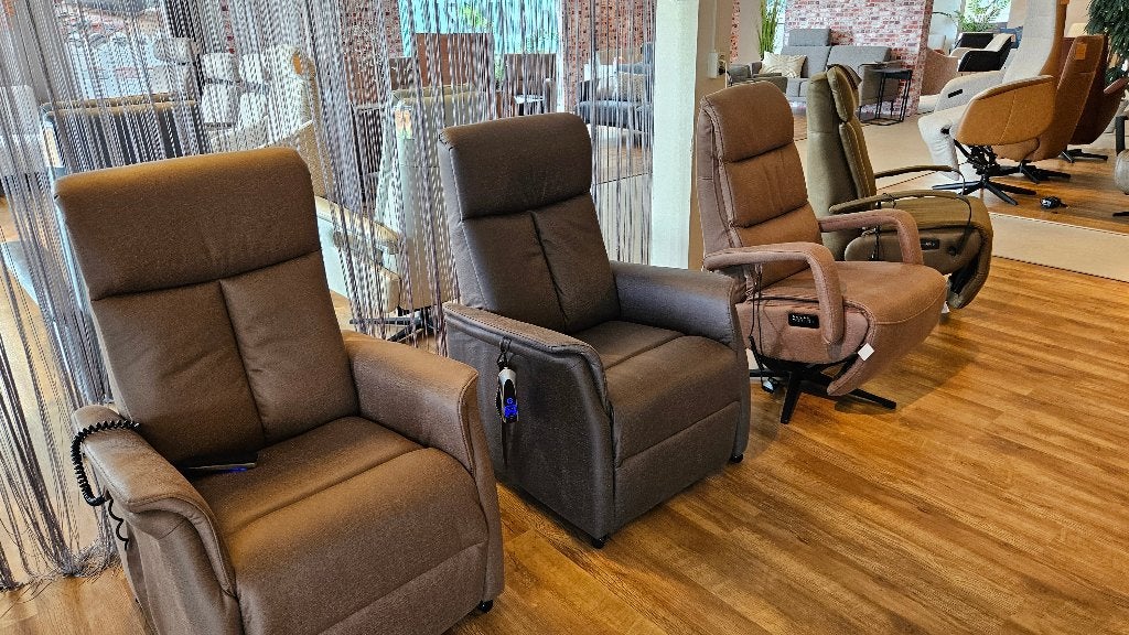 relax fauteuils en sta op fauteuils bij zitgemak joure, Nieuw, 75 tot 100 cm, Ophalen of Verzenden, 50 tot 75 cm