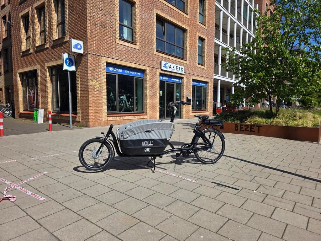 Gazelle Cabby bakfiets - Ideaal voor gezin en goederen, Huif, Info@gazelle.nl, Ophalen of Verzenden, Zo goed als nieuw