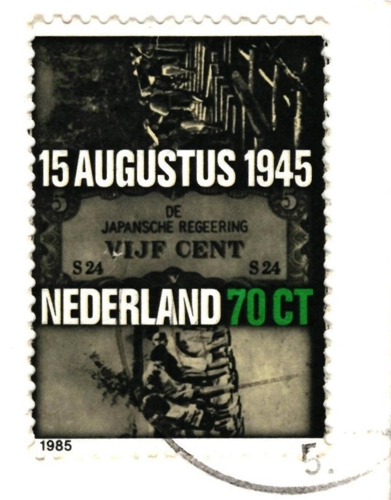988428 Halsteren Molen NB mooie zegel Verzet en Bevrijding, Ophalen of Verzenden, Voor 1920, Gelopen, Noord-Brabant