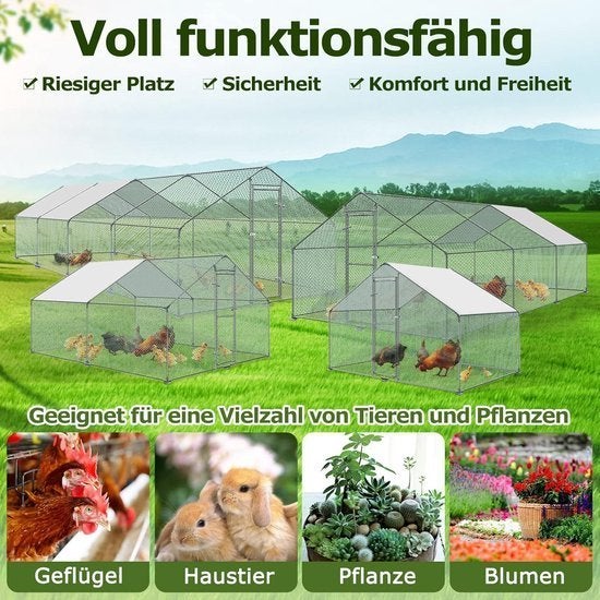 Kippenhok – Kleindierhok – Kippenren – Pluimveehok, Corvance B.V., Verzenden, Nieuw, Corvancebol@gmail.com