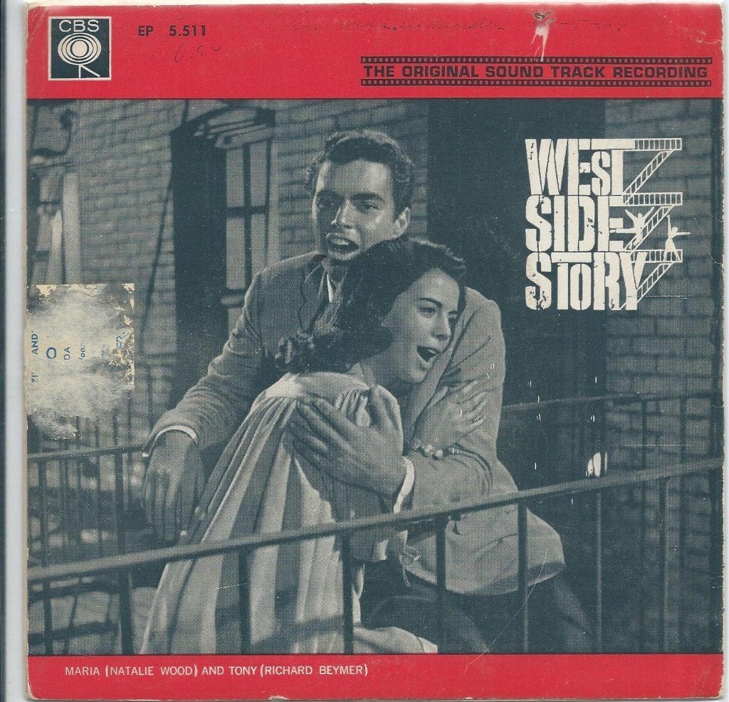 Vinyl Single EP West Side Story, Cd's en Dvd's, Vinyl Singles, EP, Ophalen of Verzenden, EP